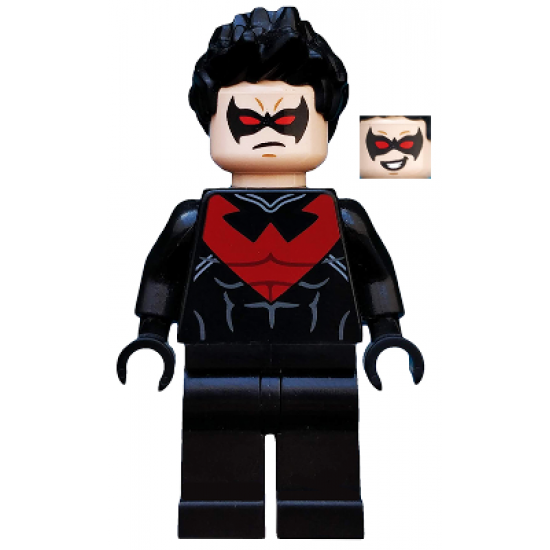 Nightwing - Red Eye Holes and Chest Symbol