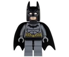 Batman - Dark Bluish Gray Suit, Gold Belt, Dark Bluish Gray Hands