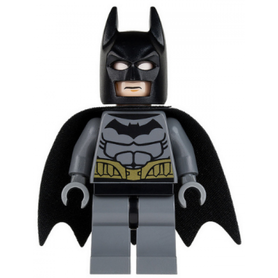 Batman - Dark Bluish Gray Suit, Gold Belt, Dark Bluish Gray Hands
