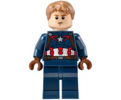Captain America - Detailed Suit - Dark Orange Eyebrows