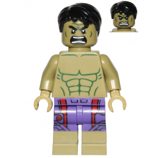 Hulk - Dark Purple Pants with Dark Red Pattern