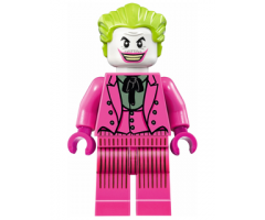 The Joker - Dark Pink Suit, Wide Grin / Lips Pursed