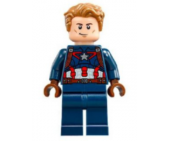 Captain America - Detailed Suit, Dark Brown Eyebrows