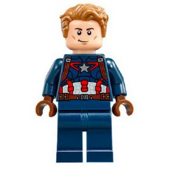 Captain America - Detailed Suit, Dark Brown Eyebrows