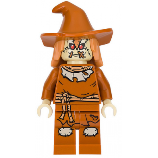 Scarecrow, Dark Orange Floppy Hat