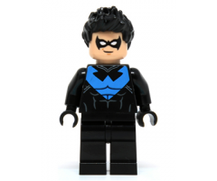 Nightwing - White Eye Holes and Blue Chest Symbol