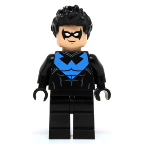 Nightwing - White Eye Holes and Blue Chest Symbol