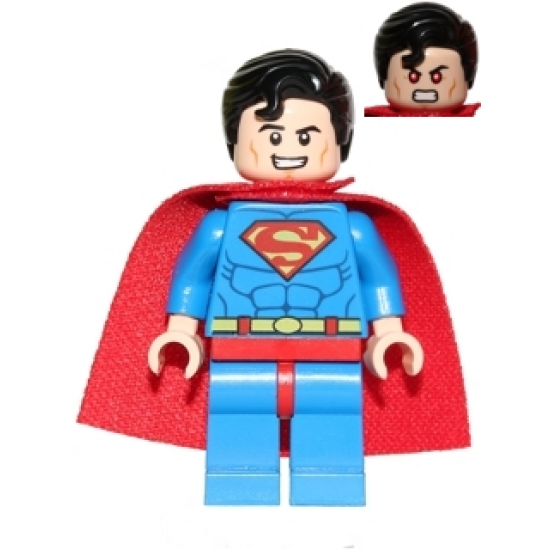 Superman - Red Eyes on Reverse, Spongy Soft Knit Cape