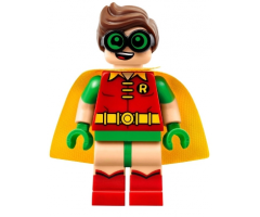 Robin - Green Glasses, Smile / Scared Pattern