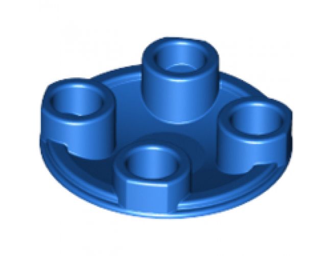 Plate, Round 2 x 2 with Rounded Bottom (Boat Stud)
