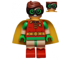Robin - Green Glasses, Frown / Eyebrows Raised Pattern