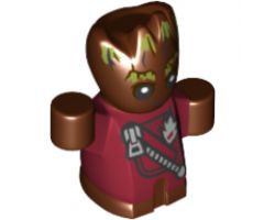 Groot - Baby, Red Outfit with Zipper