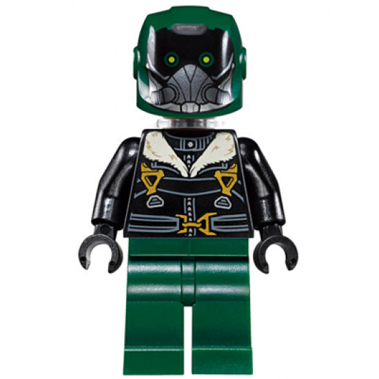 Vulture - Dark Green Flight Suit, Black Bomber Jacket
