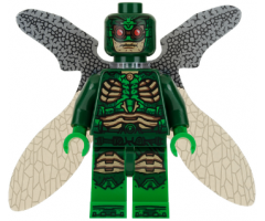 Parademon - Dark Green, Collapsed Wings