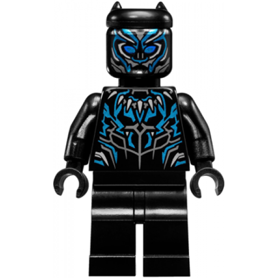 Black Panther - Claw Necklace, Metallic Light Blue Highlights