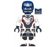 Captain America - White Jumpsuit, Helmet