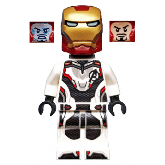 Iron Man - White Jumpsuit, Neck Bracket