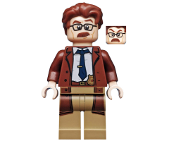Commissioner Gordon - Reddish Brown Hair and Coat