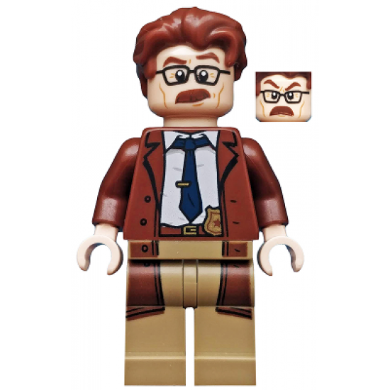 Commissioner Gordon - Reddish Brown Hair and Coat