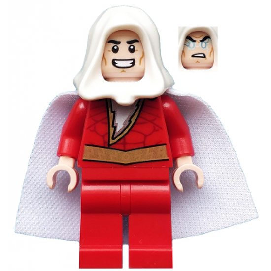 Shazam - White Hood, Spongy Cape