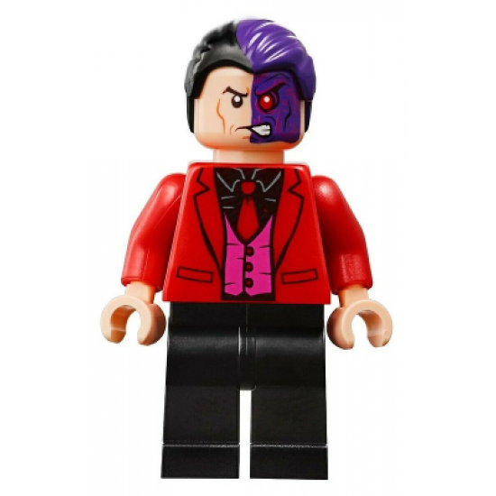 Two-Face - Black Shirt, Red Tie and Jacket