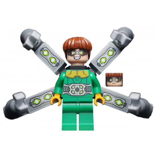 Dr. Octopus (Otto Octavius) / Doc Ock - Green Outfit with Arms with Stickers