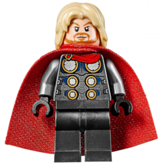 Thor - Spongy Cape, Pearl Dark Gray Legs