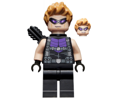 Hawkeye - Black and Dark Purple Suit, Goggles, Quiver