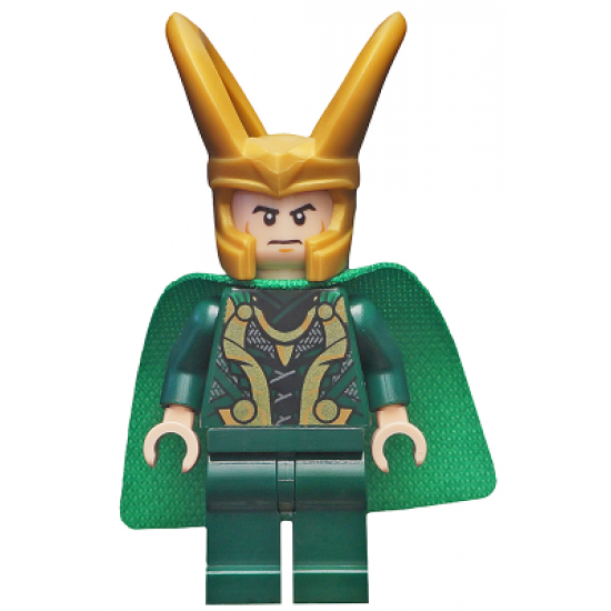 Loki - Spongy Cape (Juniors), Dark Green Legs