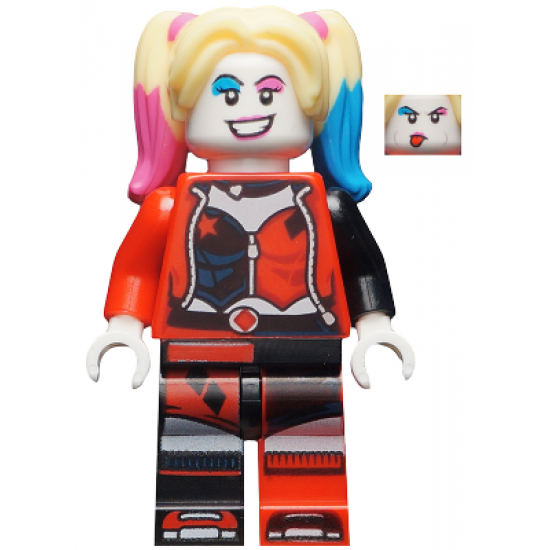 Harley Quinn - Bright Light Yellow Hair, Jacket Open, Corset