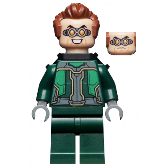 Dr. Octopus (Otto Octavius) / Doc Ock - Dark Green Suit and Neck Bracket