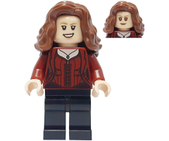 Scarlet Witch - Plain Black Legs, Reddish Brown Hair