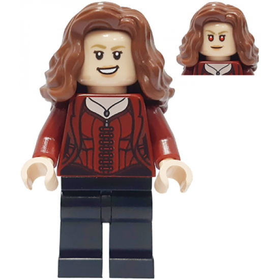Scarlet Witch - Plain Black Legs, Reddish Brown Hair