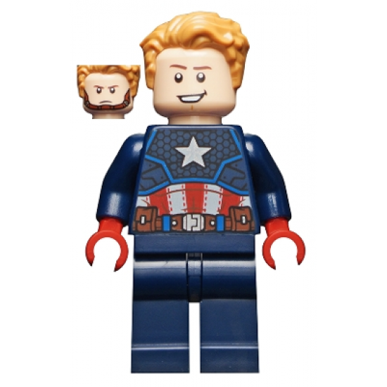 Captain America - Dark Blue Suit, Red Hands