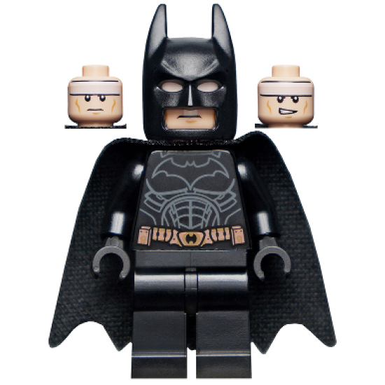 Batman - Black Suit with Copper Belt, Spongy Cape