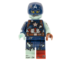 Zombie Captain America, Marvel Studios (Minifigure Only without Stand and Accessories)