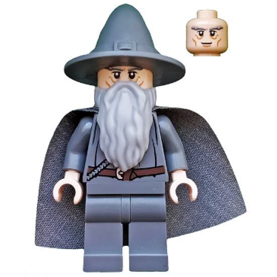 Gandalf the Grey - Wizard / Witch Hat, Short Cheek Lines