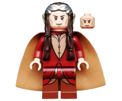 Elrond, Silver Crown, Dark Red Clothing