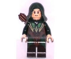 Mirkwood Elf Archer - Dark Green Outfit, Dual Sided Head