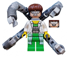 Dr. Octopus (Otto Octavius) / Doc Ock - White Lab Coat over Bright Green Pants