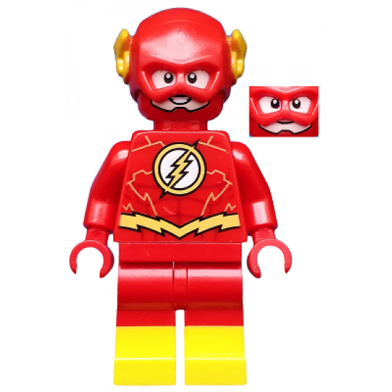 The Flash - Gold Outlines on Chest and Yellow Boots