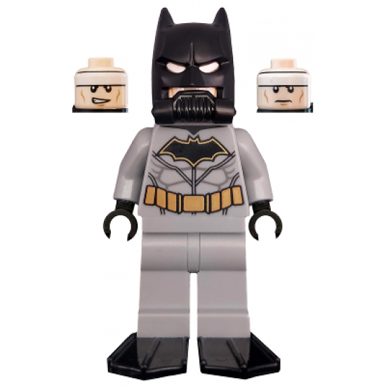 Batman with Flippers and Scuba Mask