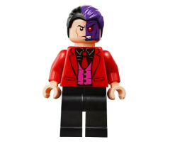Two-Face - Black Shirt, Red Tie and Jacket