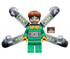 Dr. Octopus (Otto Octavius) / Doc Ock - Green Outfit with Arms with Stickers
