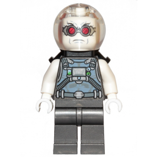 Mr. Freeze, Pearl Dark Gray, Neck Bracket with 4 Angled Handles