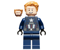 Captain America - Dark Blue Suit, Black Hands