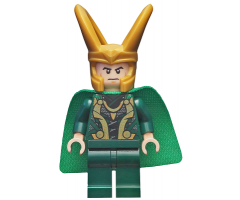 Loki - Spongy Cape (Juniors), Dark Green Legs