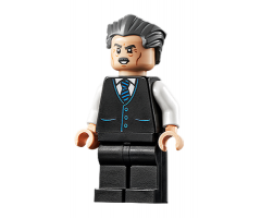 J. Jonah Jameson - Vest with Striped Tie, Swept Back Hair