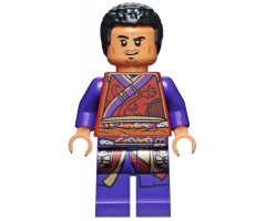 Wong - Dark Red Robe, Dark Purple Legs