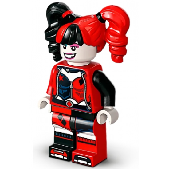 Harley Quinn - Pigtails, Dark Azure and Dark Pink Eye Shadow (76220)